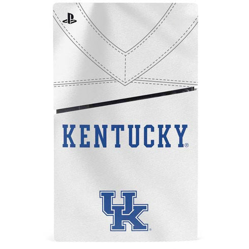 University of Kentucky White Jersey PS5 Slim Digital Edition Console Skin
